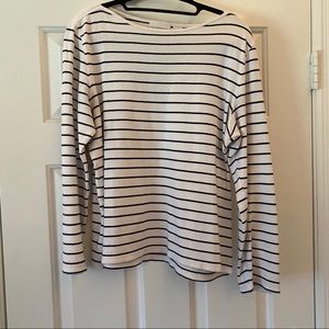 Striped long sleeve won't shirt